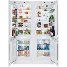 Liebherr 18.8 Cu. Ft. 4 Zone Built-In Side-By-Side Refrigerator - Custom Panel - SBS-20H1