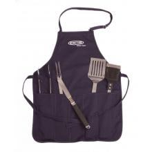 DCS 5 Piece Grilling Tool Set With Apron BGAGT5