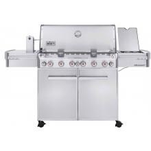 Weber Summit S-670 Propane Gas Grill On Cart With Rotisserie, Sear Burner & Side Burner