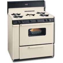 Premier SLK249T 36 Inch Gas Range With Electronic Ignition And 5 Burners 10 Inch Back-guard - Bisque Premier SLK249T 36 Inch Gas Range With Electronic Ignition And 5 Burners 10 Inch Back-guard - Bisque