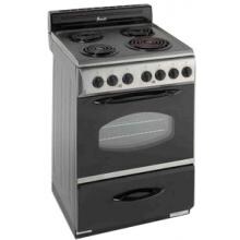 Avanti 24-Inch 4-Burner Freestanding Electric Range - Stainless Steel - ER2402CSS