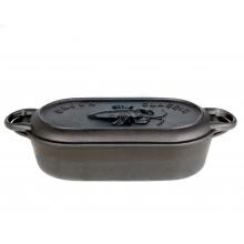 Cajun Cookware Pots 8-Quart Seasoned Cast Iron Crawfish Casserole Pot - GL10485S