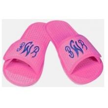 Terry Town Waffle Weave Slippers Medium - Hot Pink image