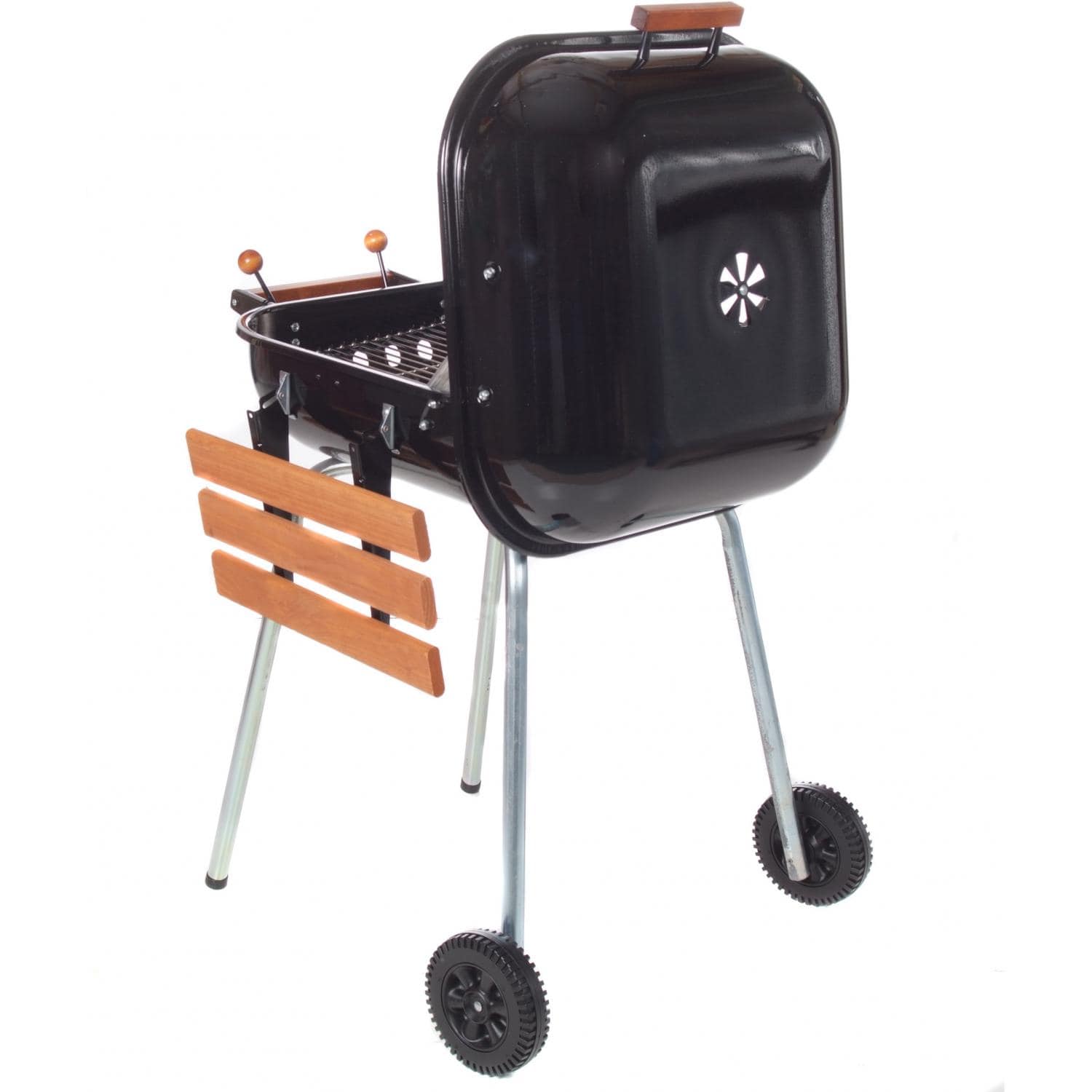meco charcoal bbq grill with fold down right side table meco charcoal bbq grill with fold down right side table