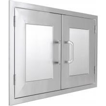 BBQ Guys Kingston Panel Series 27 Inch Double Access Door