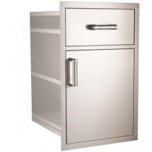 Fire Magic Premium Flush 20-Inch Pantry / Access Drawer Combo - 54020S image