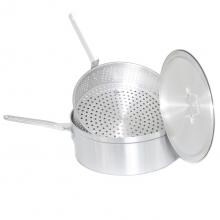 Cajun Classic 14-Inch Aluminum Fry Pot With Basket And Lid - GL10175A image