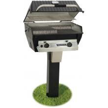 Broilmaster R3B Infrared Combination Propane Gas Grill On Black In-Ground Post image