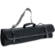 Picnic Time 3-Piece BBQ Tool Set With Fold And Go Tote - Black image