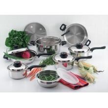 Chefs Secret Element Stainless Steel Cookware Set - 15pc