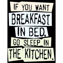 Attitude Aprons Breakfast In Bed Apron image