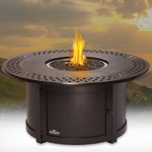 Napoleon Kensington Patioflame 48-Inch Propane Gas Fire Table With Glass Embers By Napoleon - Round - KENS3-BZ image