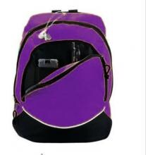 Augusta Tri-Color Small Backpack - Purple/Black image
