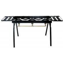 Cajun Cookware Three Burner Stove W/ Legs And Shelves
