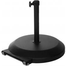 California Umbrella 70lb Umbrella Base With Wheels - Black
