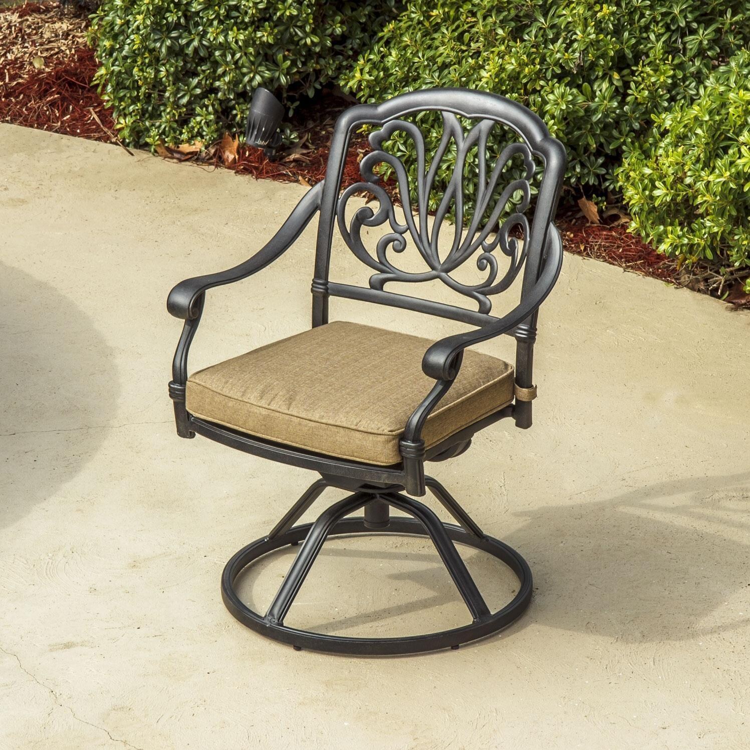 Rosedown 4 Person Cast Aluminum Patio Dining Set With