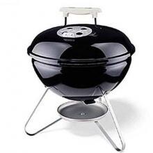 Weber Smokey Joe Silver Portable Kettle Grill - Black