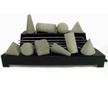 Rasmussen 30-Inch Natural ALTERNA FireShape Set With Vent Free Propane Black Chassis Burner - Manual Safety Pilot image