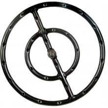 12 Inch Round Double Natural Gas Fire Pit Ring
