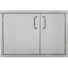 BBQ Guys Kingston Series 42 X 31 Inch Enclosed Water Resistant Cabinet Storage