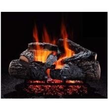 Hargrove Gas Logs 21-Inch Cross Timbers Vented Natural Gas Log Set With E-Burner - Manual Safety Pilot