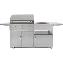 Kamado Joe ComboJoe 32-Inch Propane Gas Grill With Sear Burner On Cart