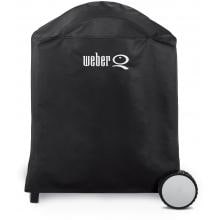 Weber Q 6552 Premium Grill Cover For Q 200 Q 220 Q 2000 & Q 2200 On-Cart Gas Grills