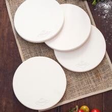 Fornetto 8 Inch Round Mini Ceramic Pizza Baking Stone - Set Of 4 image