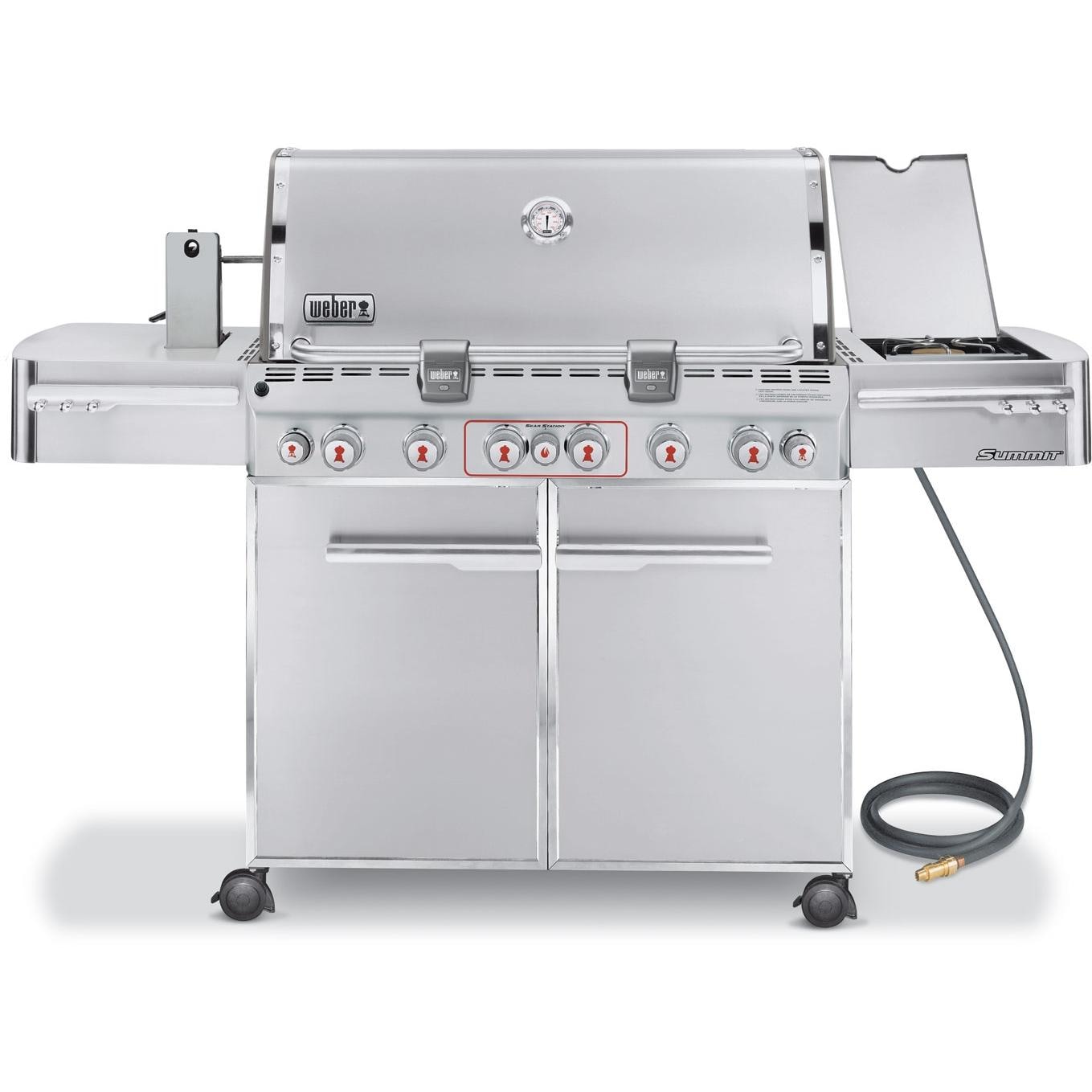 Weber Gas Grills Summit S670 Natural Gas BBQ Grill W/ Sear Burner