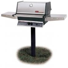 MHP Gas Grills TJK2 Natural Gas Grill W/ SearMagic Grids On In-Ground Post