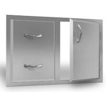RCS Agape Series 30 Inch Access Door & Double Drawer Combo