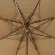 California Umbrella 9-Ft. Heather Beige Market Umbrella Rib Assembly