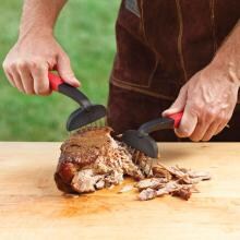 Meat Shredders With Stainless Steel Tines And Soft-Grip Handles - Set Of 2 image
