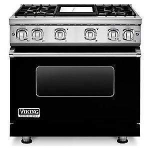 Viking Professional 7 Series 36Inch 4Burner Natural Gas Range With