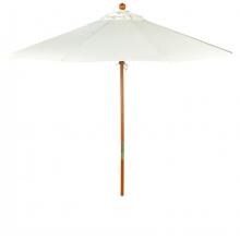 Oxford Garden 9 Ft Wood Patio Umbrella - Canvas Canvas