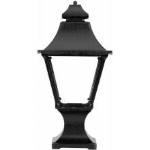 American Gas Lamp Works GL1900 Cast Aluminum Manual Ignition Natural Gas Light With Open Flame Burner And Pedestal Mount image