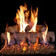 Peterson Real Fyre 18-Inch Live Oak Log Set With Vented G4 Burner