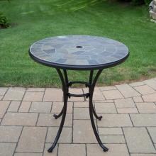 Oakland Living Stone Art Aluminum 2 Person Table