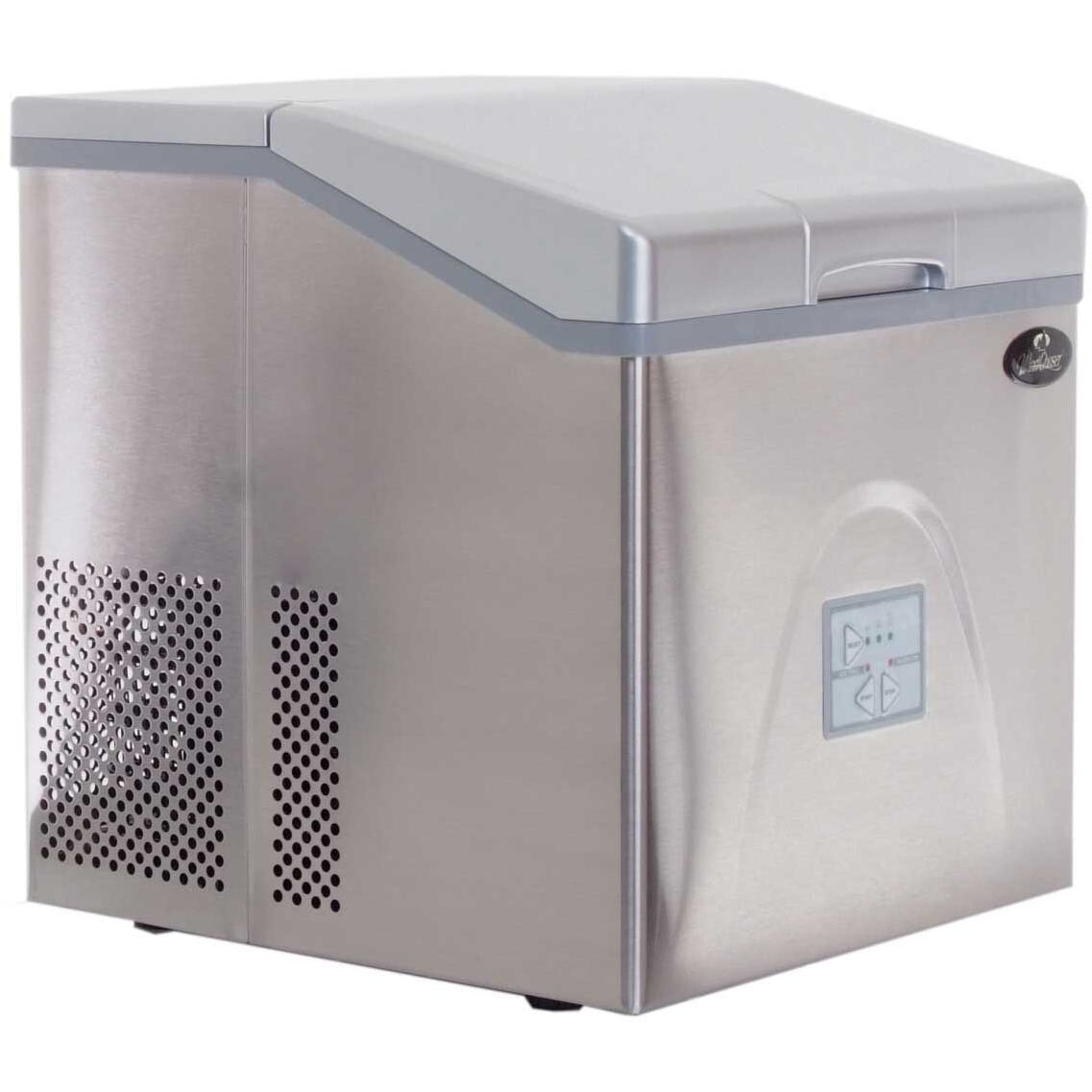 ... lb Capacity Portable Electric Countertop Ice Maker - Stainless Steel
