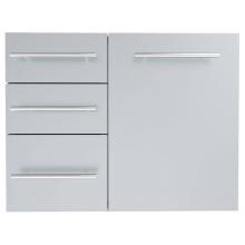 Sunstone Designer Series Raised 30-Inch Triple Drawer & Roll-Out Propane Tank Storage Combo - DE-LPCTD30 image