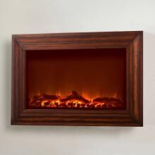 Fire Sense Stainless Wall Mounted Electric Fireplace
