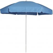 6 Ft Aluminum Beach Umbrella - Sky Blue