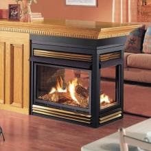 Napoleon GVF40 Vent Free Natural Gas Peninsula Fireplace