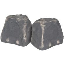 OSD Audio 5 1/4 Inch Wireless Bluetooth Outdoor Rock Speakers - Slate image