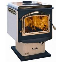Napoleon 1900S Deluxe Large Wood Burning Stove - Almond / Gold Plated Louvers Napoleon 1900S Deluxe Large Wood Burning Stove - Almond / Gold Plated Louvers