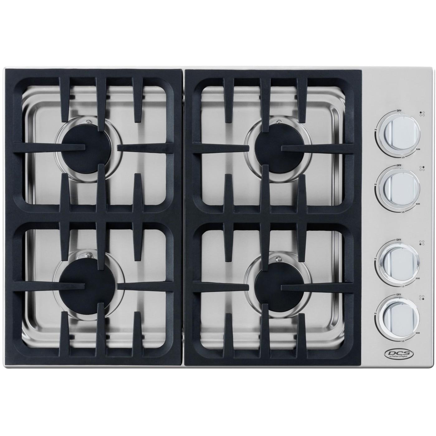 DCS 30Inch 4Burner Propane Gas DropIn Cooktop By Fisher Paykel