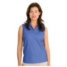 Port Authority Ladies Silk Touch Sleeveless Polo Shirt Medium - Ultramarine Blue image