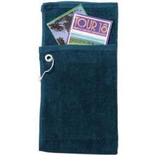 Toppers Bi-Fold Golf Towel With Pocket - Navy image
