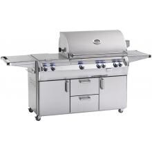Fire Magic Echelon Diamond E790s A Series Gas Grill With One Infrared Burner And Double Side Burner On Cart