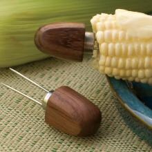 Rosewood Corn Holders - Set Of 4 image
